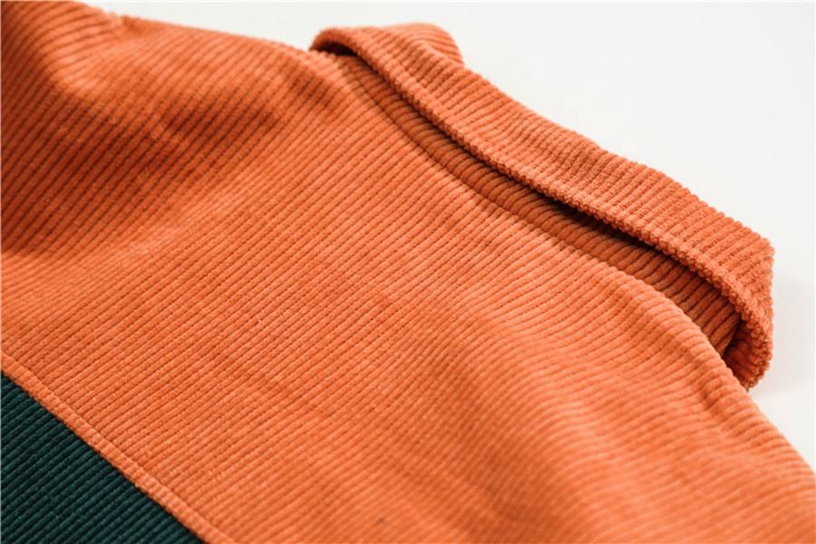 OEM-Hersteller ma&szlig;geschneiderte Herren-Manteljacke mit Farbblockierung, l&auml;ssiger Tasche, lang&auml;rmelig und Revers