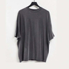 Producent Engros Drop Shoulder Blank T-shirts Kort&aelig;rmede m&aelig;nd Vintage vasket 100% bomuld T-shirt
