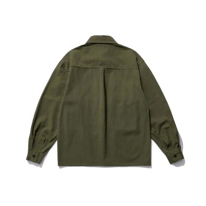 OEM 제조업체 맞춤형 남성 셔츠 멀티 포켓 셔츠 도시 야외 카고 셔츠