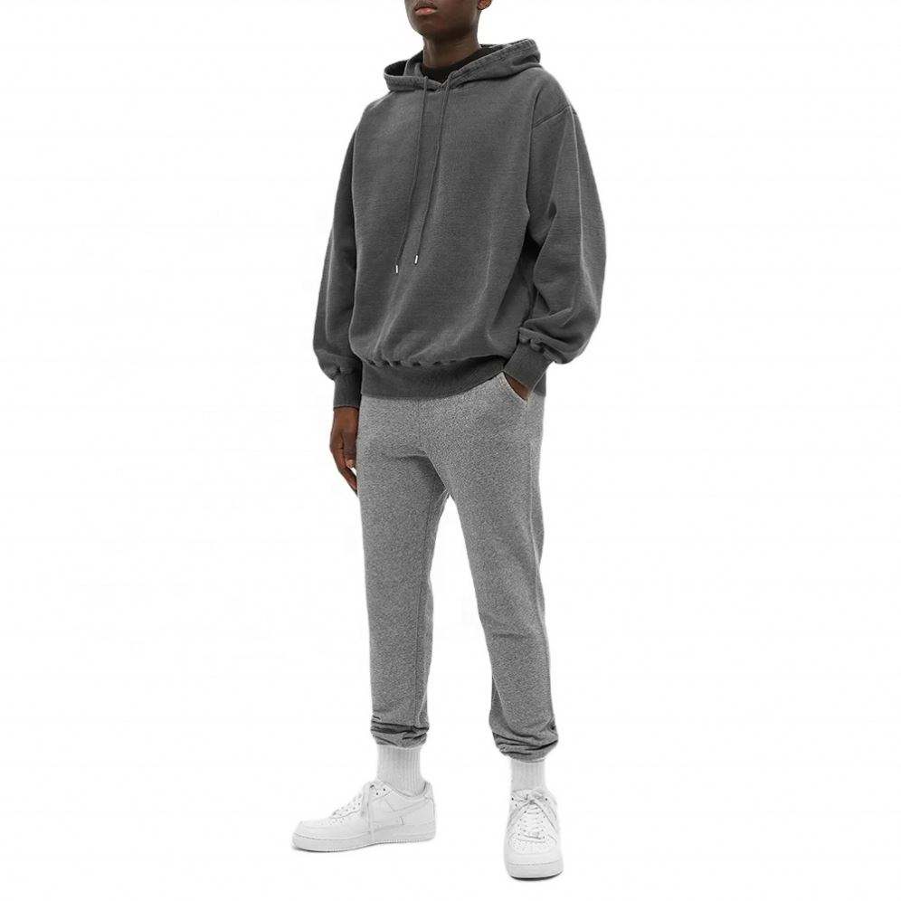 الشركة المصنعة للمعدات الأصلية هوديس عتيق مغسول للرجال بلوفر هودي برباط مخصص