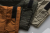 Veste ample &agrave; col montant avec coutures contrast&eacute;es, fabricant OEM, mode personnalis&eacute;e
