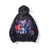 OEM Producent Hot Sale Tilpasning Logo og st&oslash;rrelse 100% bomuld French Terry Front Print Sort h&aelig;ttetr&oslash;je til unisex