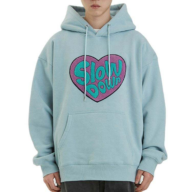 OEM Producent Herre H&oslash;jkvalitets Chenille Broderede Patches H&aelig;ttetr&oslash;jer Custom Loose Fit Mode H&aelig;ttetr&oslash;jer til m&aelig;nd
