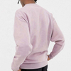 Κατασκευαστής OEM Custom New Fashion Blank Vintage Washed Solid Pink Color Drop Shoulder Crewneck Φούτερ πουλόβερ για άνδρες