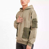OEM v&yacute;robce Nov&yacute; design Custom Relaxed Fit Heavyweight Hoodie Patchwork Multi Cargo Pocket Plus Size P&aacute;nsk&aacute; mikina