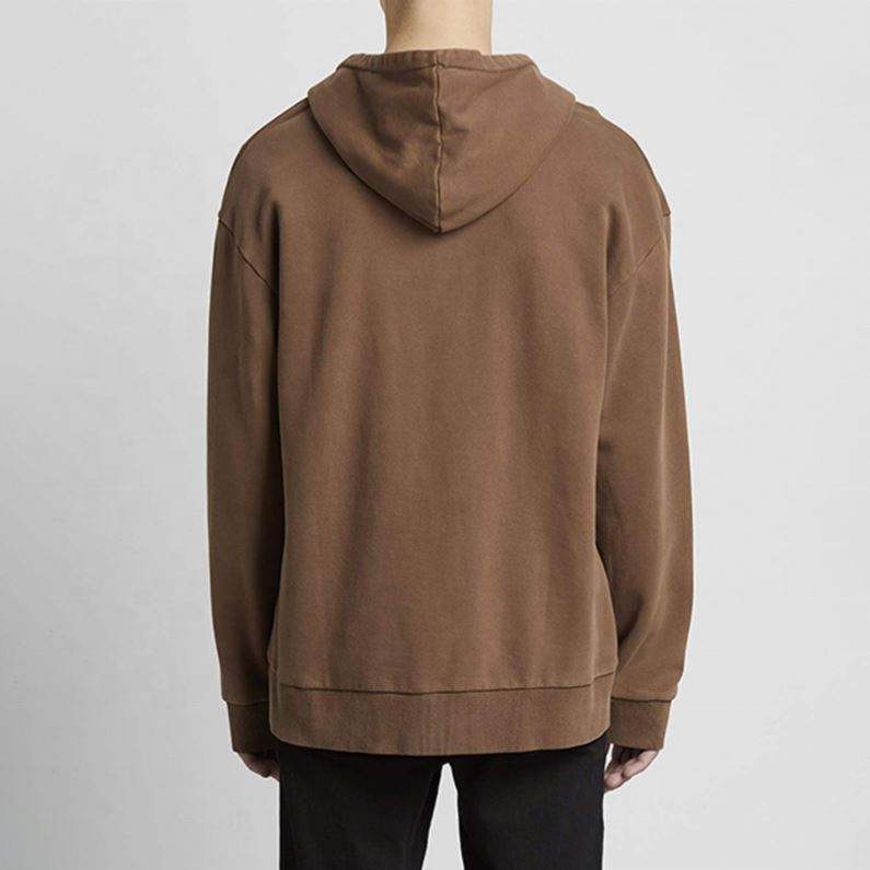 Κατασκευαστής OEM Υψηλής ποιότητας 100% βαμβακερές κουκούλες με φερμουάρ Ανδρικές κουκούλες με φερμουάρ Προσαρμοσμένο μεγάλου μεγέθους, απλό French Terry Blanks Full Zip Up Hoodie