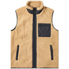 Oem Manufacturer Stand Collar Sherpa Fleece Vest Talvi Miesten Hihaton Polyesteri Taskutakki