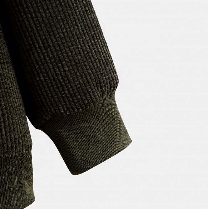 OEM-Hersteller ma&szlig;geschneiderte Color Block Corduroy Casual Custom Sweatshirt Plus Size Hoodies Herren Hoodies