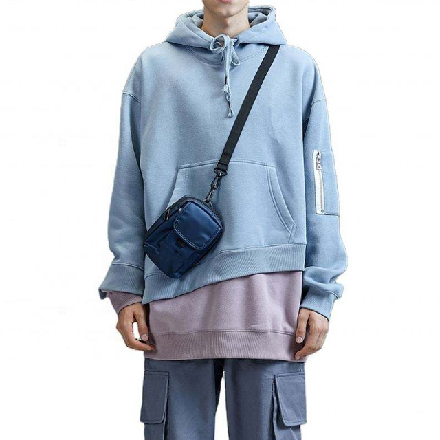 ຜູ້ຜະລິດ OEM Custom 2022 Japanese Patchwork Clothes Trendy Streetwear Clothing Mens Pastel Hoodie