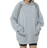 OEM-producent tilpasset farveblokstribe Casual brugerdefineret sweatshirt plus st&oslash;rrelse h&aelig;ttetr&oslash;jer til m&aelig;nd H&aelig;ttetr&oslash;jer