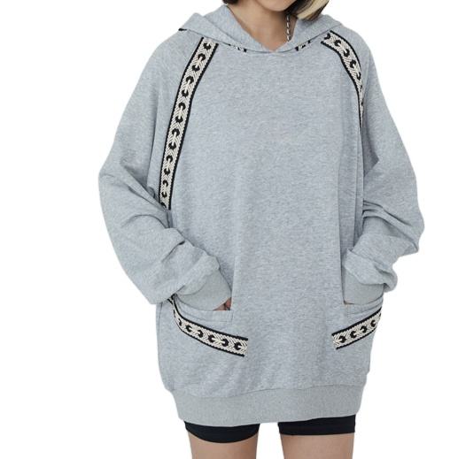 OEM v&yacute;robce přizpůsoben&yacute; Color Block Stripe Casual Custom Mikina mikiny s kapuc&iacute; Plus Size P&aacute;nsk&eacute; mikiny s kapuc&iacute;