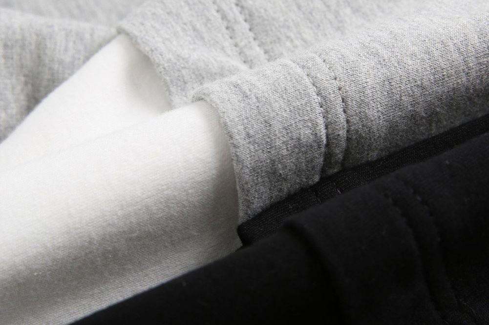 OEM fabricant Service v&ecirc;tements pour hommes personnalit&eacute; mode contraste couleur revers d&eacute;contract&eacute; chemise ample pull &agrave; capuche personnalis&eacute;