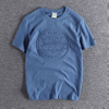 OEM h&ouml;gkvalitativ tillverkare Pima Heavy Cotton Tee Custom Logo T-shirt Plus Size Printing 3d-pr&auml;glade T-shirts Herr-T-shirts