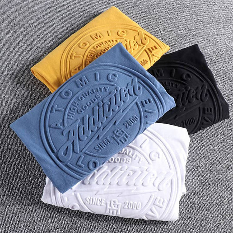 OEM h&ouml;gkvalitativ tillverkare Pima Heavy Cotton Tee Custom Logo T-shirt Plus Size Printing 3d-pr&auml;glade T-shirts Herr-T-shirts
