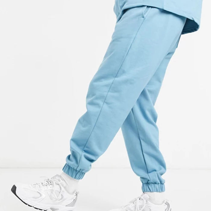 Pantaloni sportivi affusolati da uomo oversize con polsini elastici personalizzati Oem