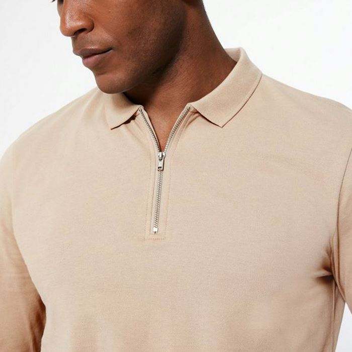 High Quality Custom Polo Shirt plain Long Sleeve 100% Cotton Mens Polo T-shirts