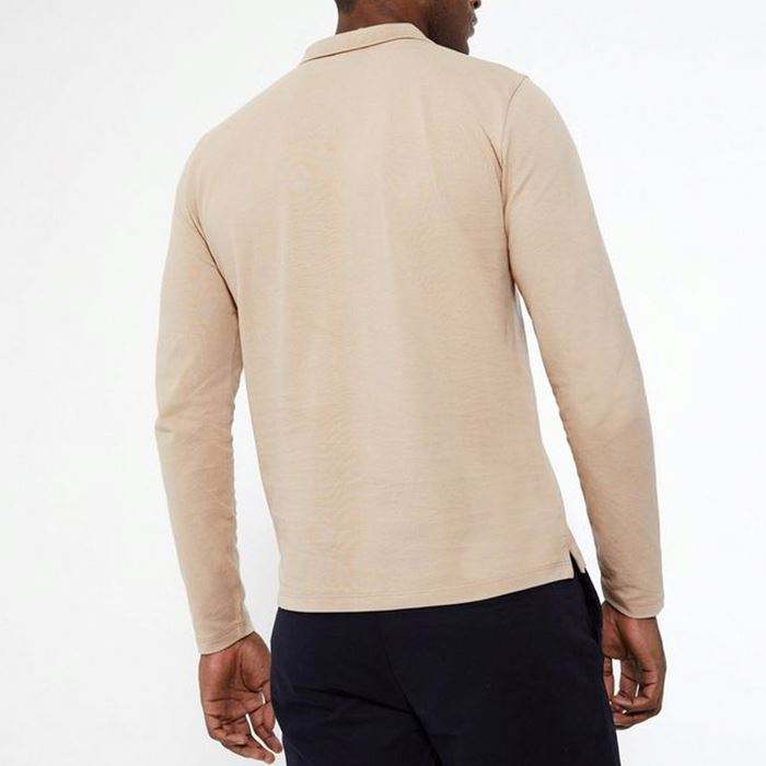 High Quality Custom Polo Shirt plain Long Sleeve 100% Cotton Mens Polo T-shirts