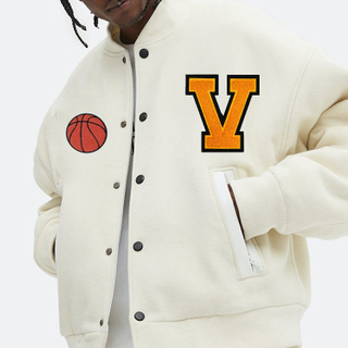 Oem v&yacute;robce Vysoce kvalitn&iacute; žinylkov&eacute; v&yacute;šivky P&aacute;nsk&eacute; College Kožen&eacute; Ruk&aacute;vy Vlastn&iacute; Baseball Bomber Letterman Varsity Jacket