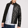 Fermeture &eacute;clair ouverture hommes manteau d'hiver Faux cuir Jaket Michael Jackson vestes