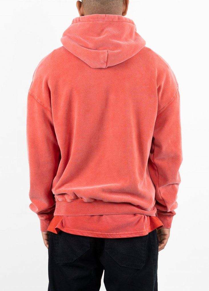 OEM-producent Custom Printed Logo Pullover Oversized Streetwear Fleece Vintage vaskede h&aelig;ttetr&oslash;jer