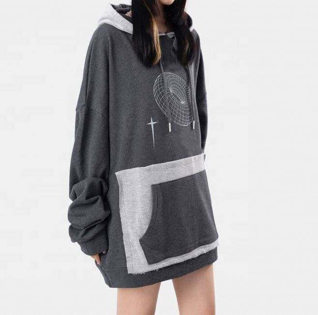 OEM-producent Tilpasset farveblok Patchwork N&oslash;d Casual Custom Sweatshirt Plus Size H&aelig;ttetr&oslash;jer M&aelig;nd H&aelig;ttetr&oslash;jer