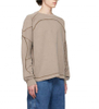 OEM-producent Brugerdefineret bomuld French Terry Herre kontrasts&oslash;m Oversized rund hals sweatshirts