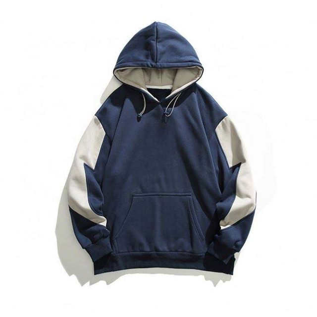 Κατασκευαστής OEM Προσαρμοσμένα χειμερινά ανδρικά ρούχα με κουκούλα με διάφορα χρώματα Συνονθύλευμα μανίκια casual πουλόβερ