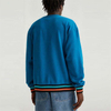 OEM-valmistajan Custom Chenille Brodeerattu Pathces Pullover Crewneck collegepaita miehille huppari