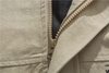 Veste de manteau d&eacute;contract&eacute;e &agrave; capuche pour hommes, fabricant OEM personnalis&eacute;, grande poche ext&eacute;rieure