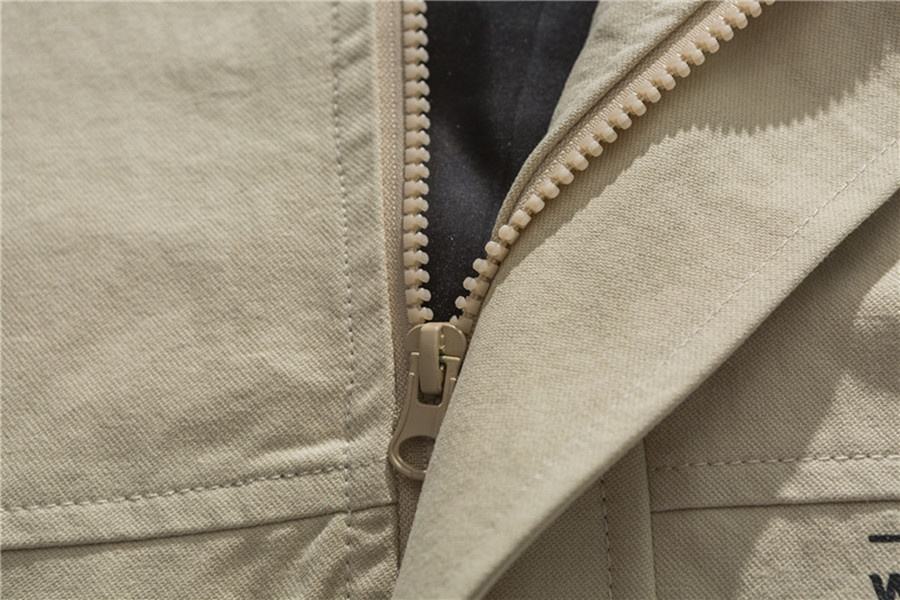 Veste de manteau d&eacute;contract&eacute;e &agrave; capuche pour hommes, fabricant OEM personnalis&eacute;, grande poche ext&eacute;rieure