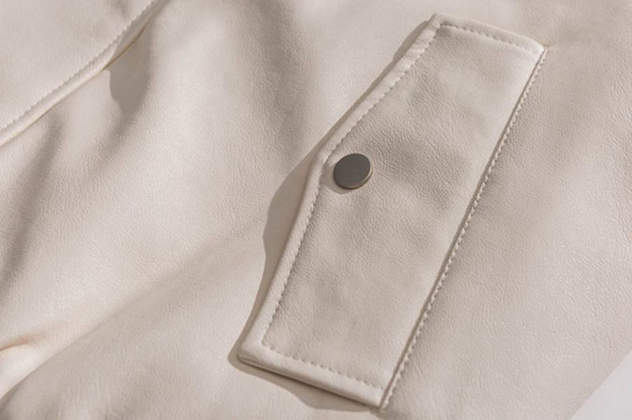Veste en daim &agrave; grain de couleur unie pour hommes, fabricant OEM personnalis&eacute; en coton, mode