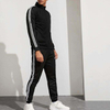 Engros Custom Sports Side stribet Zip Up jakke Jogger S&aelig;t M&aelig;nd Sweat Suit Tr&aelig;ningsdragt