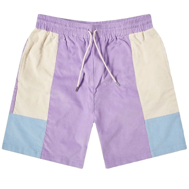 More Summer Retro Color Clausus breves Mens Contra Cotton Corduroy breves