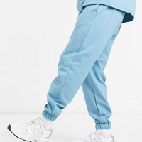Pantalons de surv&ecirc;tement coniques pour hommes surdimensionn&eacute;s avec poignets &eacute;lastiques personnalis&eacute;s OEM
