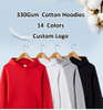 Les grossistes multicolores de sweats &agrave; capuche de sport du sweat &agrave; capuche 330Gsm tirent sur le logo fait sur commande de sweats &agrave; capuche