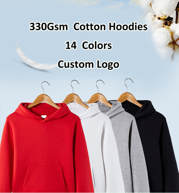 330Gsm višebojna majica s kapuljačom Sportske majice s kapuljačom Veletrgovci Pull Over Hoodie s prilagođenim logotipom