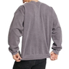 Hoogwaardige herengewassen sweatshirts, oversized herensweatshirts met ronde hals en drop-shoulder