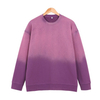 400Gsm ခေတ်ဟောင်း Gradient အရောင် Streetwear Crewneck Retro စိတ်ကြိုက်လိုဂို အမျိုးသားများအတွက် Hoodie အင်္ကျီ