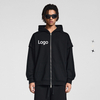 90988+90989 China Custom 450 G/M Zip Up Hoodie Fabricantes