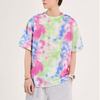 Oem Custom T-Shirt Personnalisable Round Neck T Shirt ແຂນສັ້ນ Tie Dye ພິມຜູ້ຊາຍ 100% Polyester T Shirt