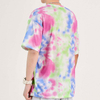 Oem Custom T-Shirt Personnalisable Round Neck T Shirt ແຂນສັ້ນ Tie Dye ພິມຜູ້ຊາຍ 100% Polyester T Shirt