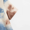 Производител на тениски Персонализирана мъжка тениска Tie Dye Pattern Плетени тениски с къси ръкави в ребра