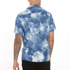 La aduana del fabricante del OEM imprimi&oacute; por todas partes la camisa de los hombres de la camiseta con cuello en V de la sublimaci&oacute;n para el adulto