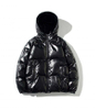 OEM-fabrikanttilpasning Winter Black Bomber Shiny Puffer M&aelig;nd Down Plus Sizes med h&aelig;ttejakke