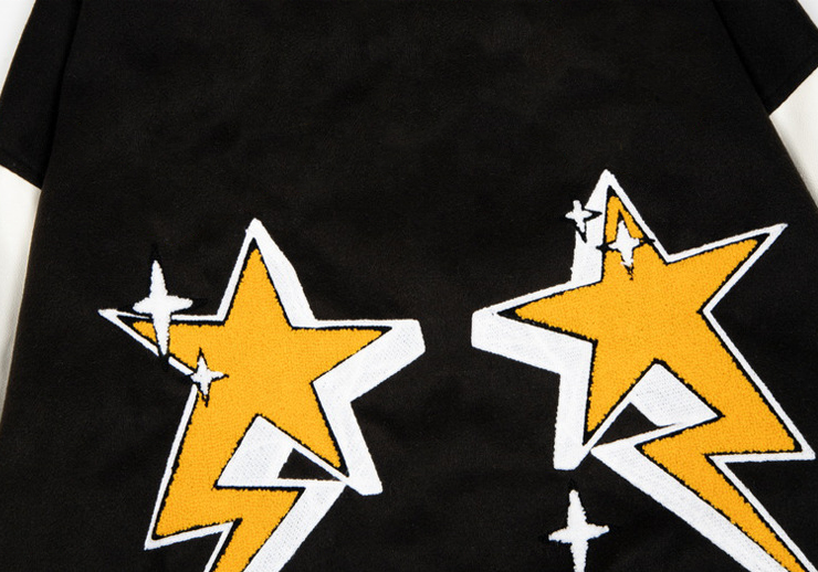 مصنع تصنيع المعدات الأصلية مخصص بو خليط التطريز اللون كتلة البيسبول الموحدة عارضة زائد أحجام سترة رجالية