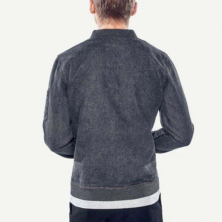 Roupas masculinas Moda Jaket Jeans Jaquetas jeans com z&iacute;per