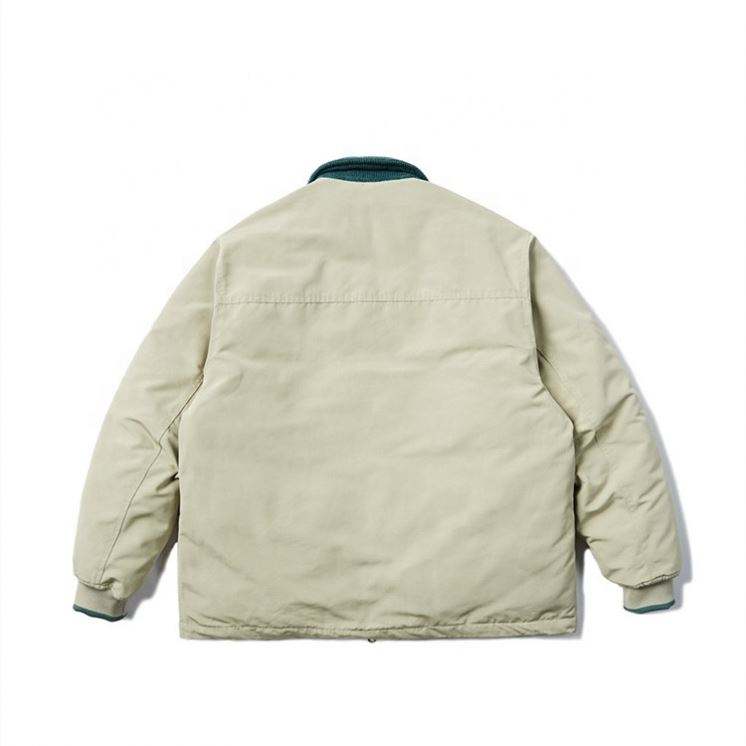 Veste matelass&eacute;e de grande taille pour hommes, fabricant OEM personnalis&eacute;, mode Simple, couleur contrast&eacute;e