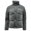 Abbigliamento uomo inverno 2018 Piumino con collo a imbuto in velluto grigio