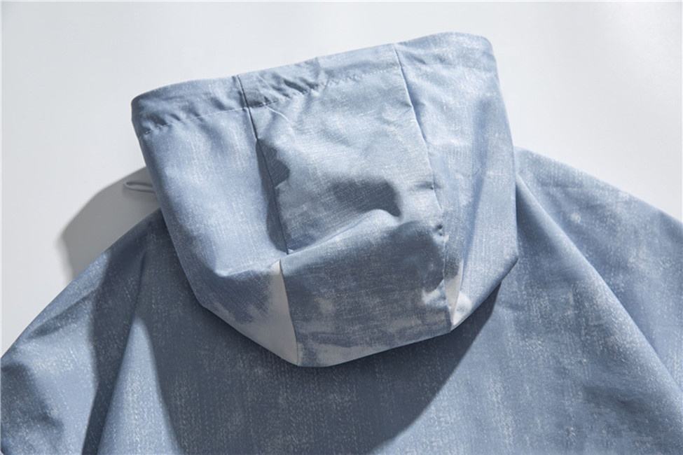 Chaqueta con capucha de manga larga impresa te&ntilde;ido anudado del oto&ntilde;o de los hombres de encargo del fabricante del OEM