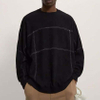 Pull &agrave; manches longues pour hommes, fabricant OEM, French Terry, mode Street, sweat-shirt vierge uni